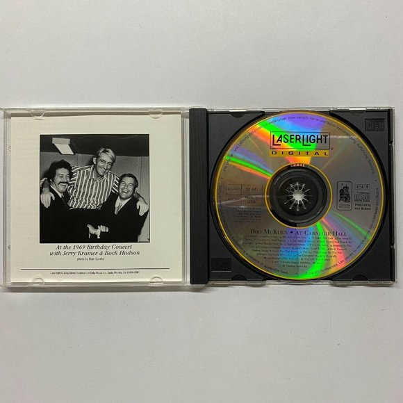 Rod McKuen In Concert At Carnegie Hall [25th Anniversary Edition] (CD, 1994) - Picture 2 of 3